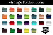 Vintage Folder Icons, an Icon by Marmalade Moon (Thumbnail 2 of 2)