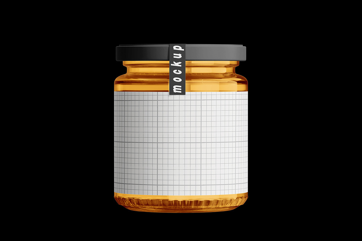 Honey Jar Mockup Set, a Packaging Mockup by pixelmock (Photo 3 of 15)