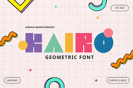 Kairo | Geometric Font
