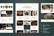LuxDin - Restaurant Website, an UI Kit Template by peterdraw (Thumbnail 4 of 9)