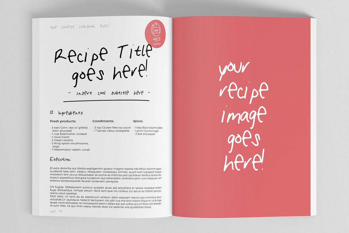 32 Pages Cool CookBook Magazine, a Magazine Template by DeLaGranSiete (Photo 11 of 11)