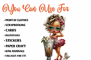 Funny Summer Chick Clipart, an Illustration by CreationArt (Thumbnail 6 of 7)
