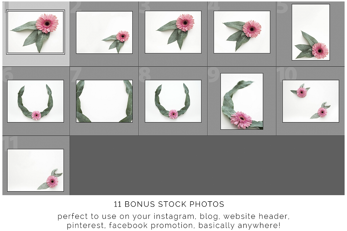 The Feminine Floral Bundle, a Print Template by Imperium Nordique (Photo 5 of 5)