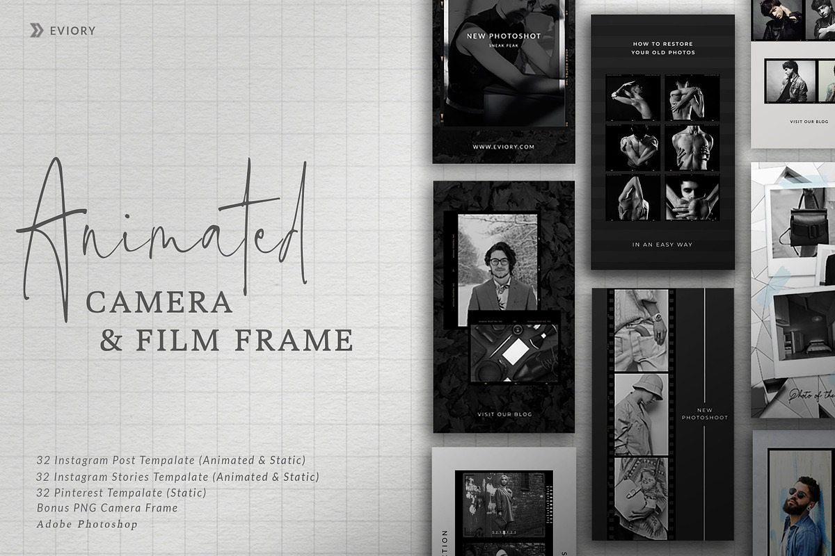 BEST SELLER Bundle Eviory, a Social Media Template by Eviory (Photo 12 of 50)
