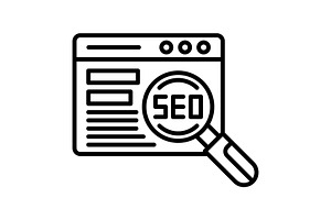 Seo Line Icon