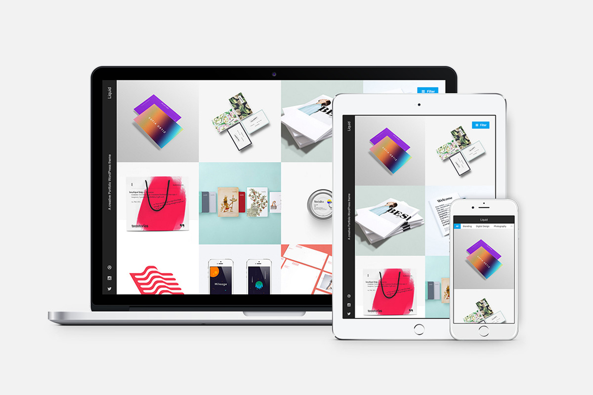 Liquid - Responsive Portfolio Theme, a WordPress Template by Phase Themes (Photo 2 of 5)