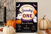 Spooky Halloween Birthday Invitation, an Invitation Template by Arslan (Thumbnail 1 of 5)