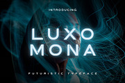 Luxomona - Futuristic AI Typeface, a Sans Serif Font by HipFonts (Thumbnail 1 of 7)