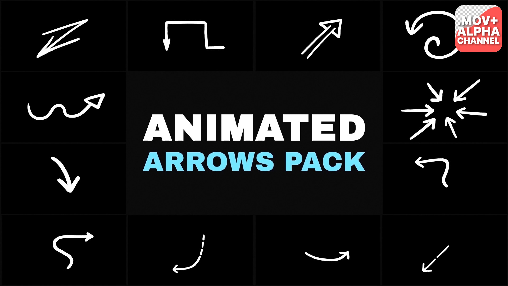Animated Arrows Pack Motion Graphics