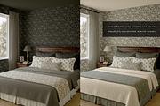 Elegant Bedroom Wallpaper Mockup, a Household Mockup by LinnestCreative (Thumbnail 3 of 6)
