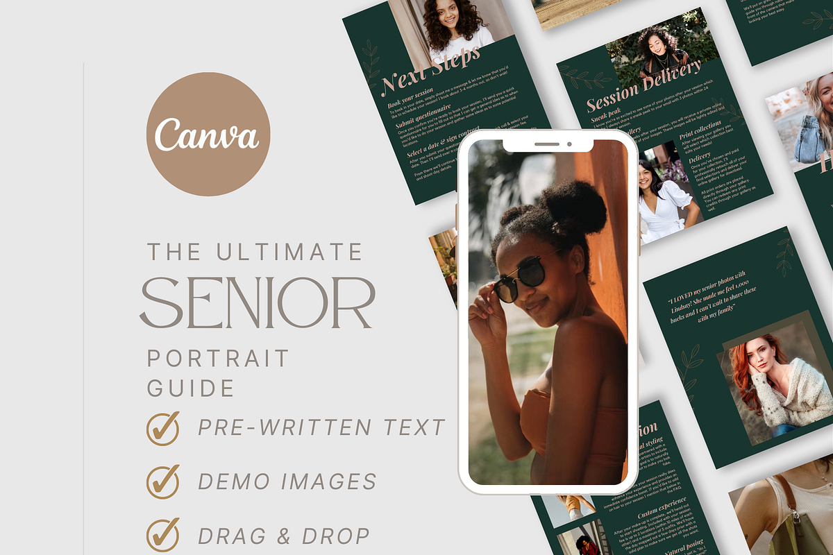 TEAL Senior Photography Template, a Magazine Template by Signature Edits (Photo 11 of 11)