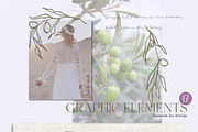 OLIVE - watercolor set, an Object Graphic by Collection by VY (Thumbnail 4 of 14)