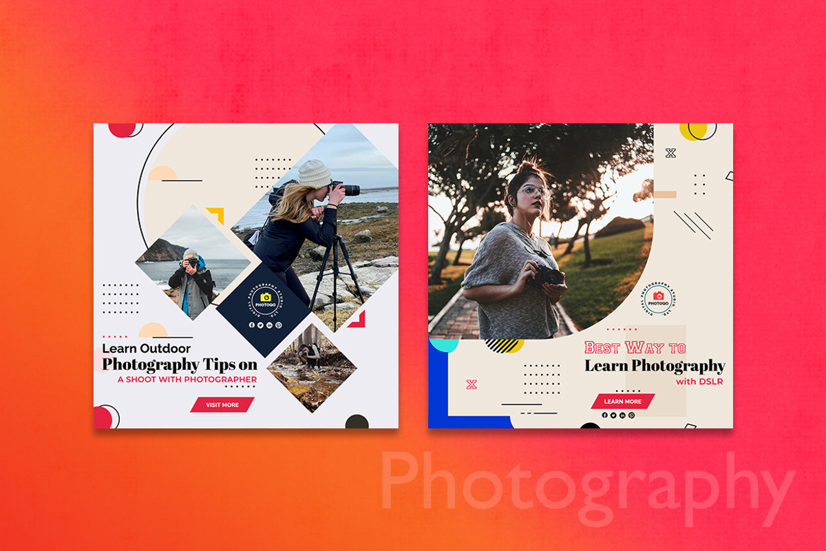 Photography Social Media Posts, a Social Media Template by 3djagan (Photo 7 of 7)