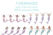 Mermaids & Under the Sea Friends, an Animal Illustration by JT Digital Studio (Thumbnail 2 of 10)