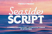 Seaside Script Duo, a Script Font by Letter Fresh (Thumbnail 1 of 12)
