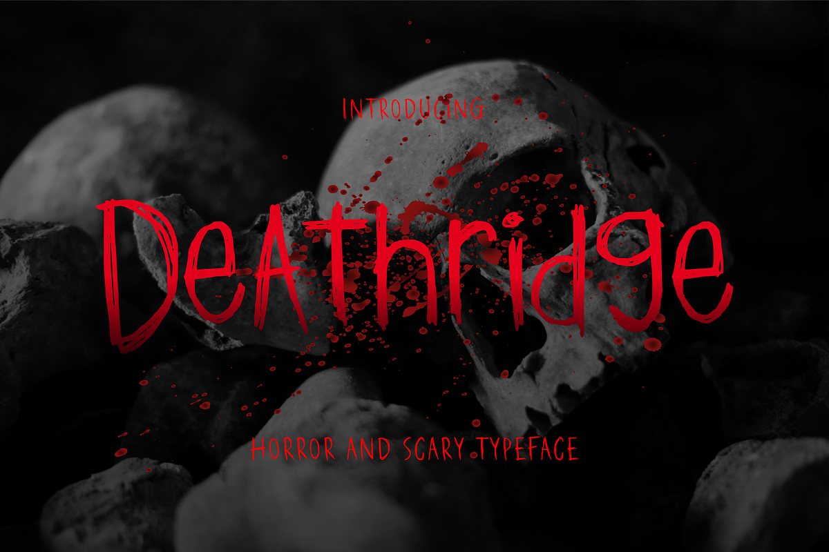 Deathridge Font, a Symbol Font by Allouse Studio (Photo 1 of 10)