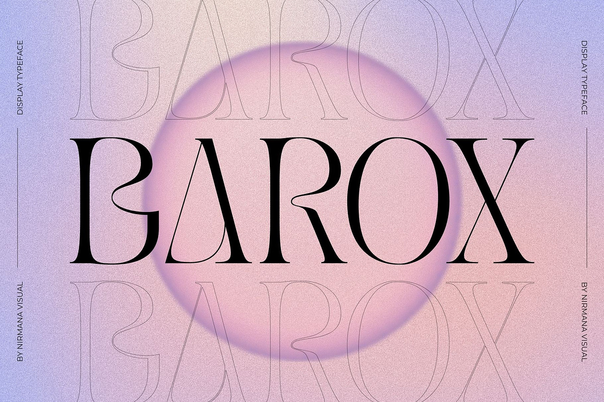 Barox - Display Serif, a Serif Font by Nirmana Visual (Photo 1 of 11)