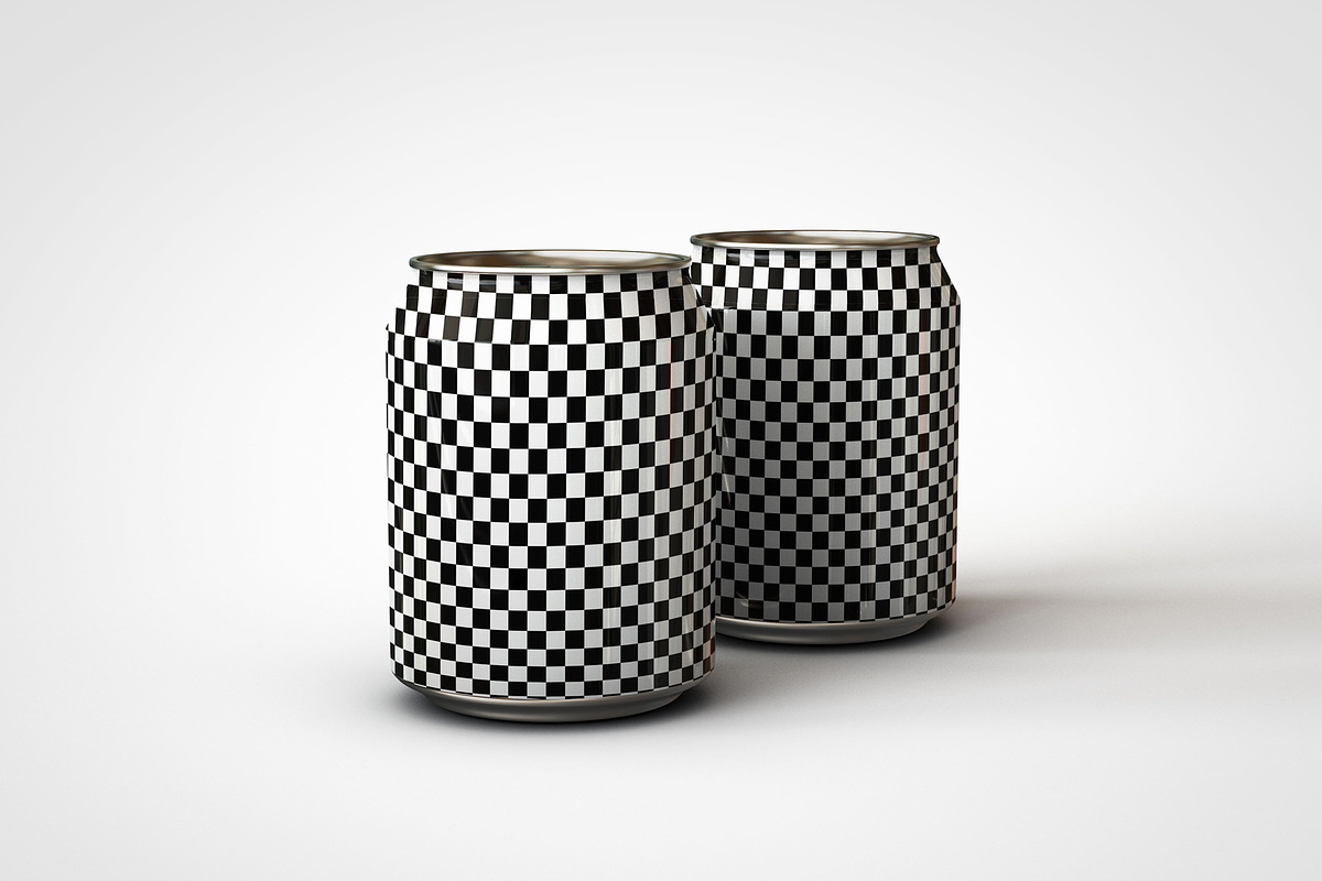 Mini Soda Can | Beer Can Mock-Up V3, a Household Mockup by TSOBG (Photo 15 of 15)