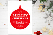 Christmas Tree Ball Postcards, a Print Template by McLittle Stock (Thumbnail 2 of 3)