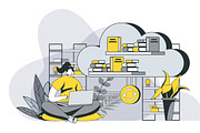 Business Outline Illustrations, a Templates & Theme by alexdndz (Thumbnail 10 of 52)