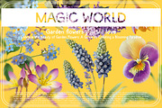 100 Floral Watercolor Illustrations, an Object Graphic by Nocturnal Wolf (Thumbnail 6 of 13)