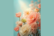 Soft Peach Floral Pack, a Decorative Illustration by StockVerse Creative (Thumbnail 4 of 6)