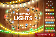 Christmas Lights Decorations Set, a Decorative Illustration by Voysla's Shop (Thumbnail 1 of 12)