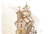 Set of Old Street landscapes, a Texture Illustration by Penndpaper (Thumbnail 8 of 9)