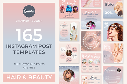 Editable Canva instagram template