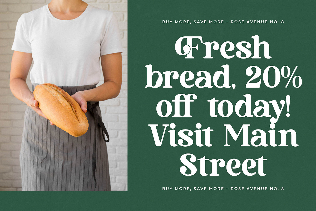 Bruge Vibes Bold Display Serif, a Serif Font by timelesstype.co (Photo 7 of 20)