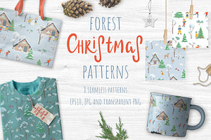 Forest Christmas Patterns