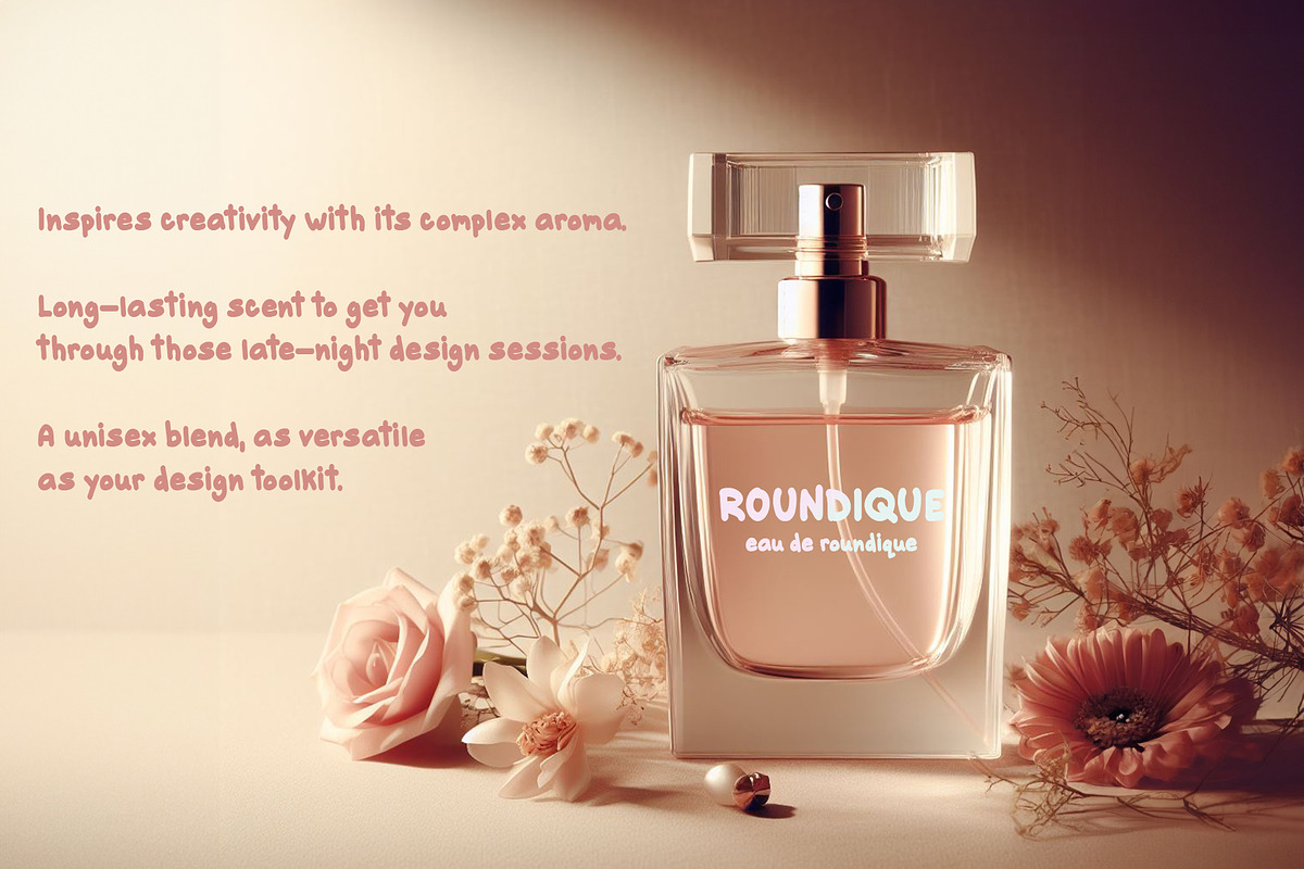 Roundique - Rounded Font, a Script Font by Fontastic Ventures (Photo 5 of 5)