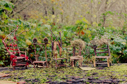Row of Fairy Chairs