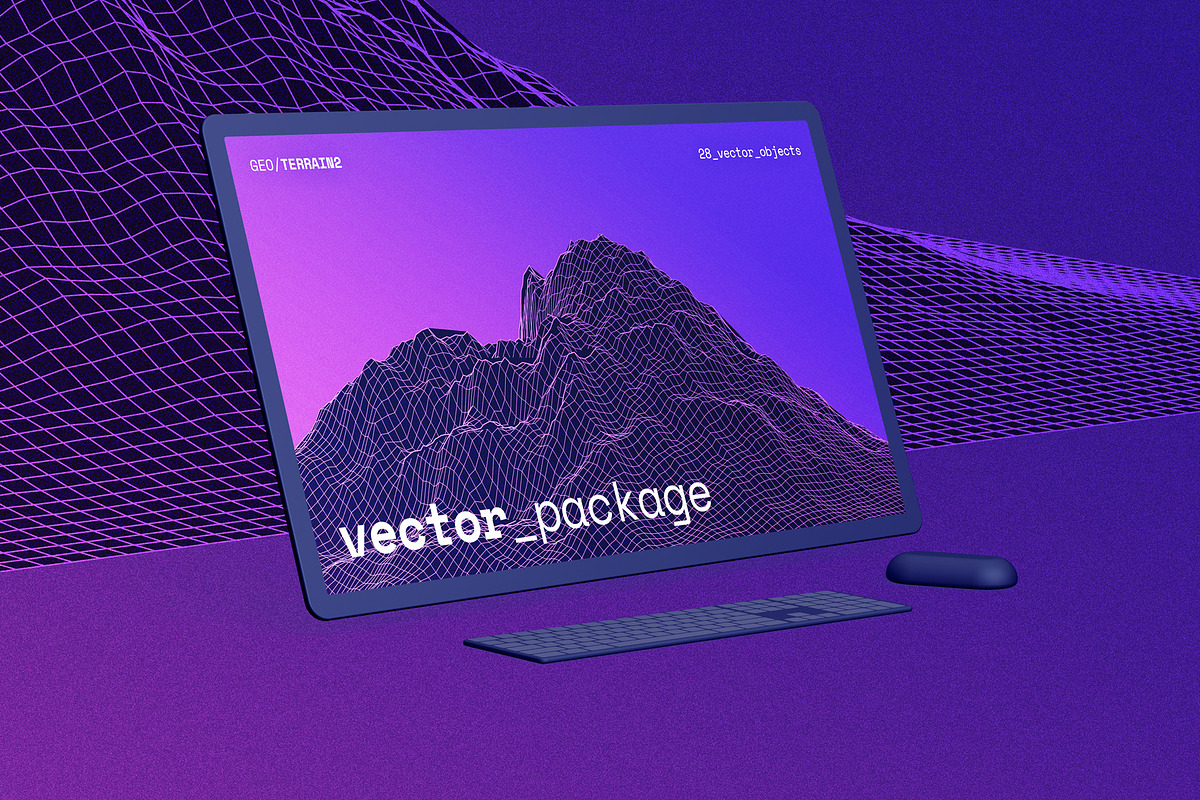 GEO_TERRAIN2 Vector Pack, a Background Graphic by codetoform (Photo 5 of 14)