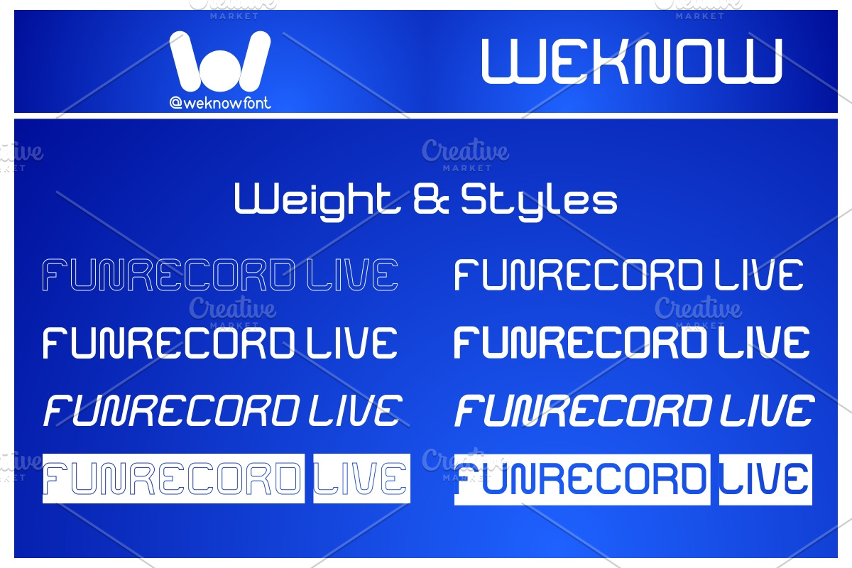 Funrecord Live font, a Font by weknow (Photo 7 of 8)