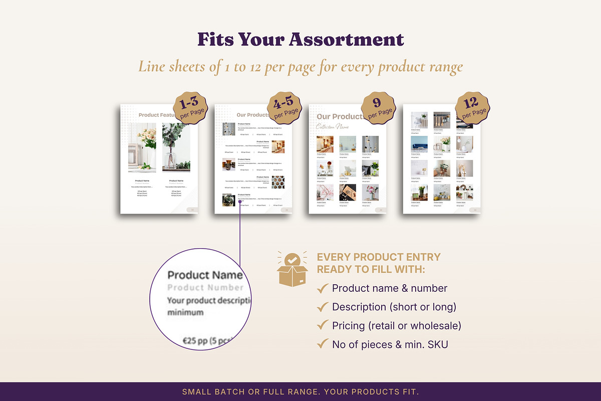 Product Catalog Line Sheet 3 Packs, a Magazine Template by B2 Studio (Photo 4 of 18)