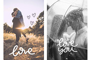 Valentines Bundle Hearts & Lettering, an Object Graphic by Heartmade by Claudia (Thumbnail 9 of 11)