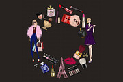 Digital watercolor perfume&cosmetics, an Illustration by Art Loft (Thumbnail 8 of 17)
