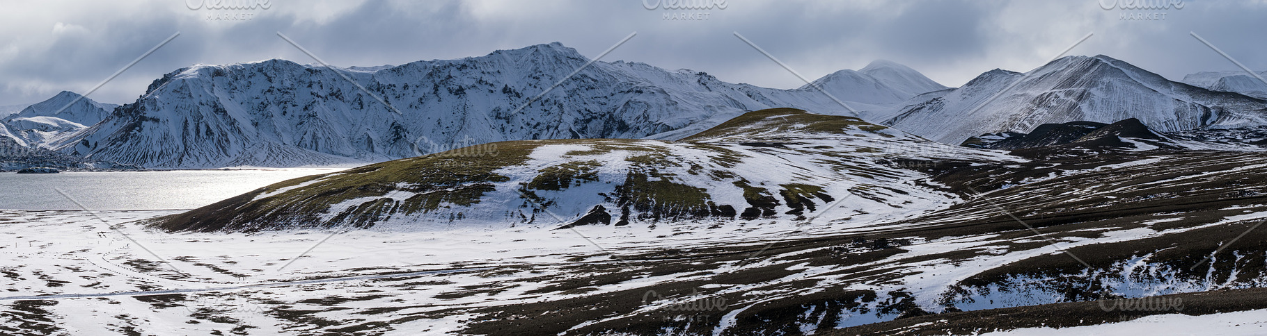 Season change in the Icelandic highlands.  Colorful Landmannalau, a Nature Photo by YuriyB