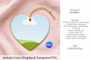Heart Ornament Mockup, a Household Mockup by EmpaviMockups (Thumbnail 3 of 6)