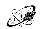 60 Planet Orbit Abstract Silhouette, an Empty State Illustration by Amazin_art (Thumbnail 33 of 35)