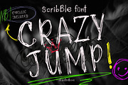 Crazy Jump scribble font handwritten, a Handwritten Font by TD fonts (Thumbnail 1 of 10)