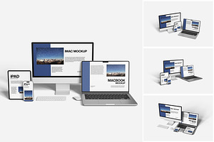 Multi Devices Mockup, a Wearable Device Mockup by MrLetters