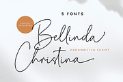 Bellinda Christina + 5 Font Style, a Script Font by Bluestype Studio (Thumbnail 1 of 15)