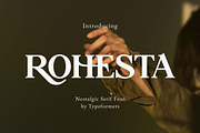 Rohesta - Nostalgic Serif Font, a Serif Font by Typeformers (Thumbnail 1 of 5)