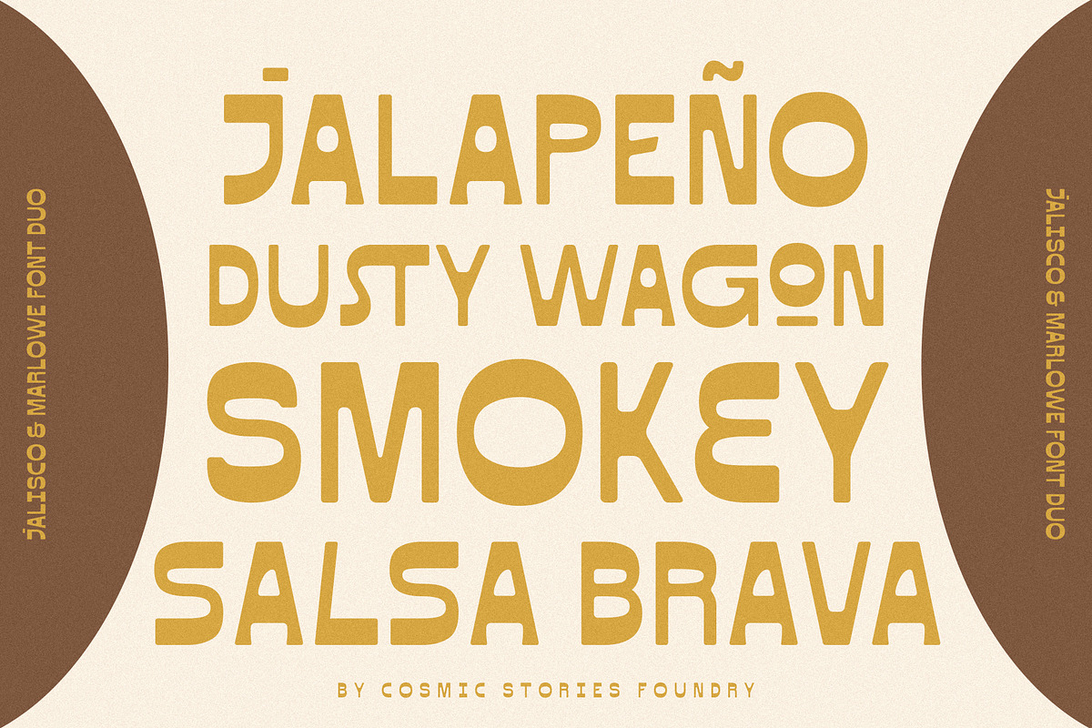 Jalisco & Marlowe Display Font Duo, a Font by CarmineType (Photo 3 of 17)