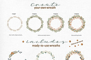 Rustic Wreath Creator, an Illustration by Gray Cat Graphics (Thumbnail 3 of 5)