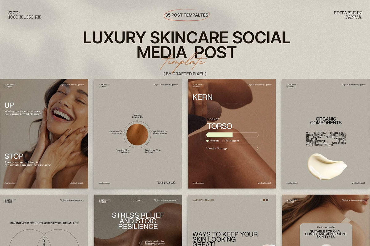 Intentional Skincare Post Design