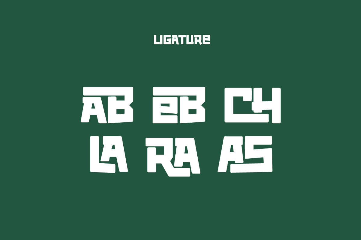Arokan Handle - Round Font, a Sans Serif Font by Iqsiart Studio (Photo 5 of 7)