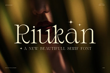 Riukan modern elegant serif font